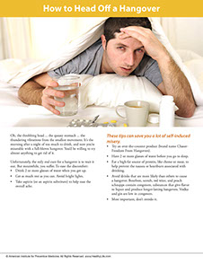 Page from A Year of Health Hints book by the American Institute for Preventive Medicine. www.HealthyLife.com. All rights reserved.