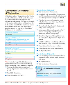 Page from Healthier at Home book by the American Institute for Preventive Medicine. www.HealthyLife.com. All rights reserved.