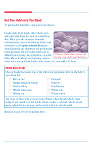 Page from HealthyLife Weigh book by the American Institute for Preventive Medicine. www.HealthyLife.com. All rights reserved.