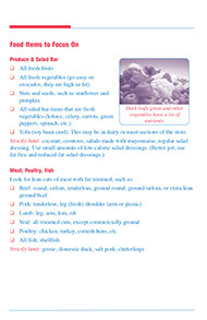 Page from HealthyLife Weigh book by the American Institute for Preventive Medicine. www.HealthyLife.com. All rights reserved.