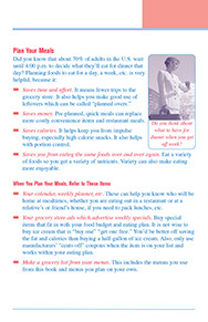 Page from HealthyLife Weigh book by the American Institute for Preventive Medicine. www.HealthyLife.com. All rights reserved.
