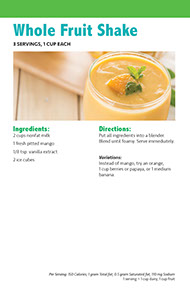 Page from HealthyLife Weigh Recipe book by the American Institute for Preventive Medicine. www.HealthyLife.com. All rights reserved.