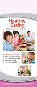 Cover image to the Healthy Eating brochure by the American Institute for Preventive Medicine. www.HealthyLife.com. All rights reserved.