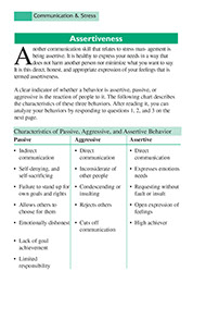 Page from the Systematic Stress Management book by the American Institute for Preventive Medicine. www.HealthyLife.com. All rights reserved.