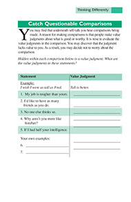 Page from the Systematic Stress Management book by the American Institute for Preventive Medicine. www.HealthyLife.com. All rights reserved.