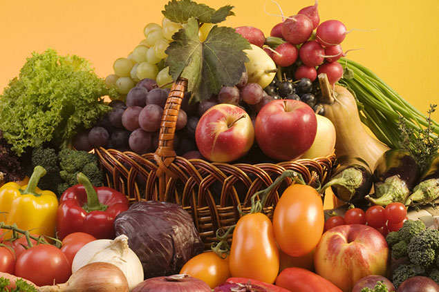 Image of various fruits.