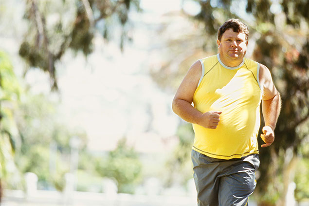 Image of man jogging.