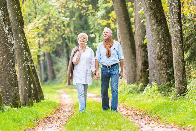 Image of couple walking.