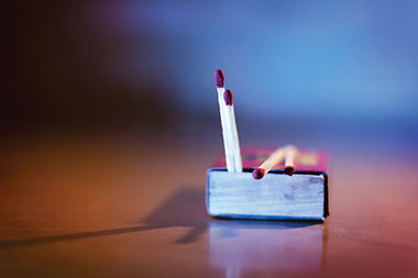 A box of matches.