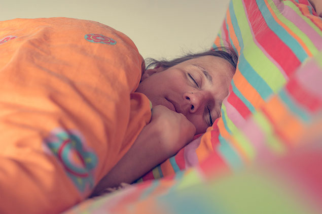Image of women sleeping.